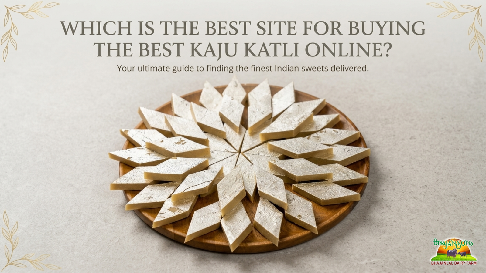 best kaju katli online